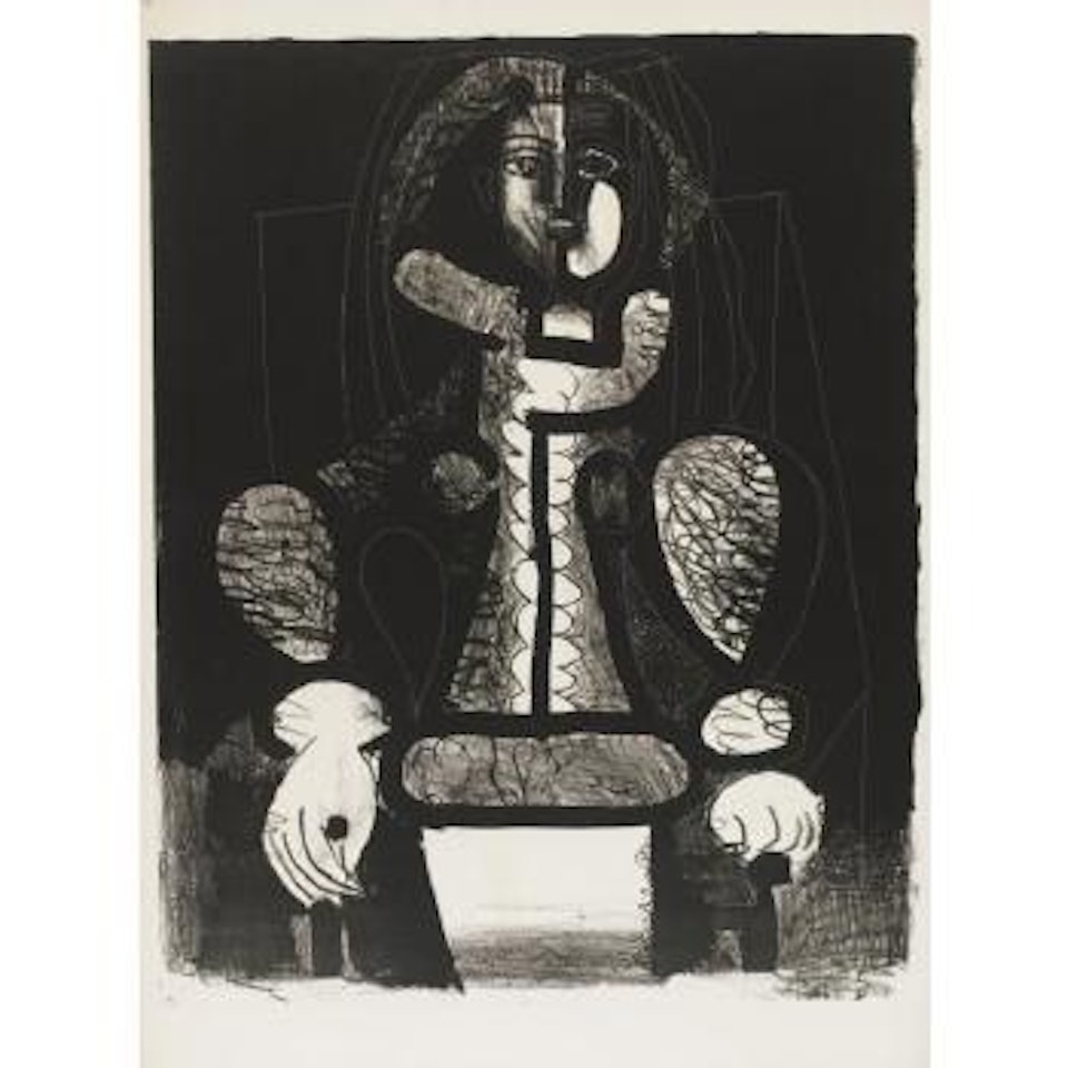 Femme Au Fauteuil No. 4 (M. 137; Not In B.) by Pablo Picasso