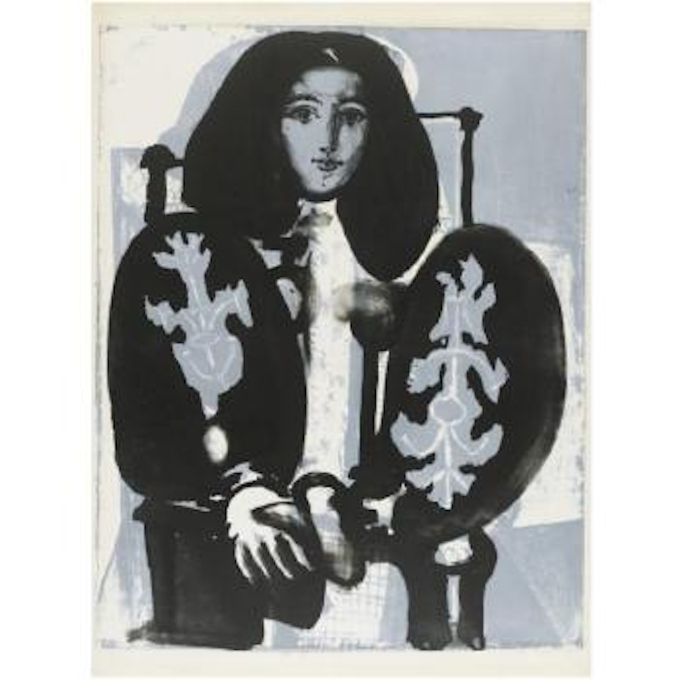 Femme Au Fauteuil No. 1 (M. 134; Cf. B. 587) by Pablo Picasso