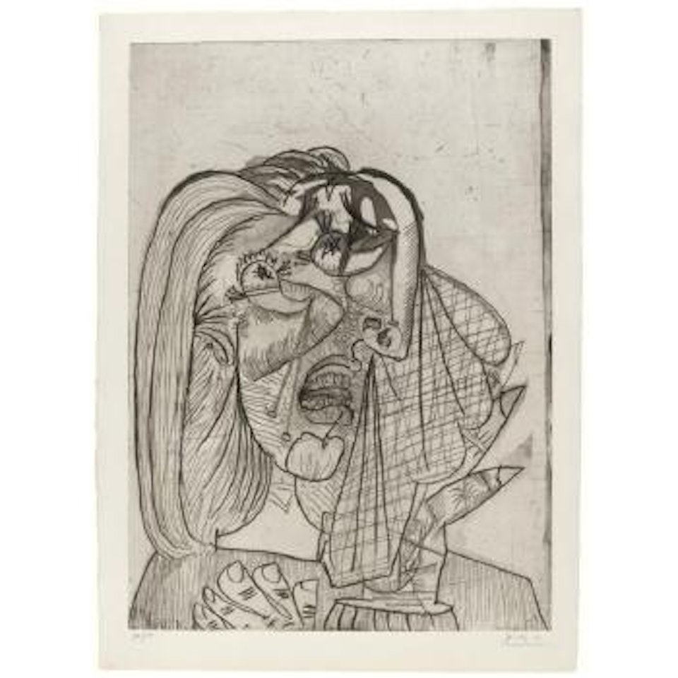 La Femme Qui Pleure. I (B. 1333; Ba. 623) by Pablo Picasso
