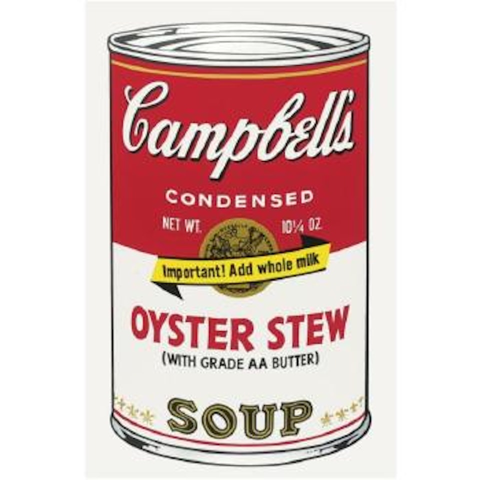 Campbells Soup II: Oyster Stew (F. & S. II.60) by Andy Warhol