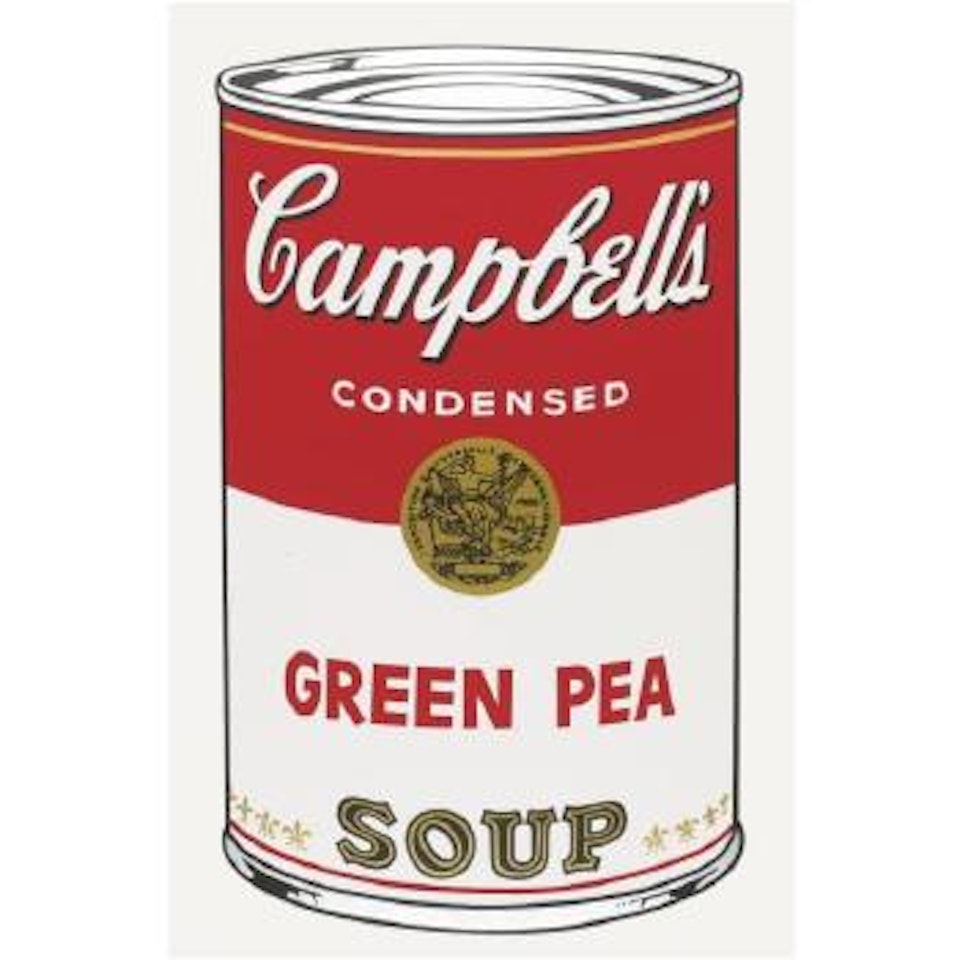 Campbells Soup I: Green Pea (F. & S. II.50) by Andy Warhol