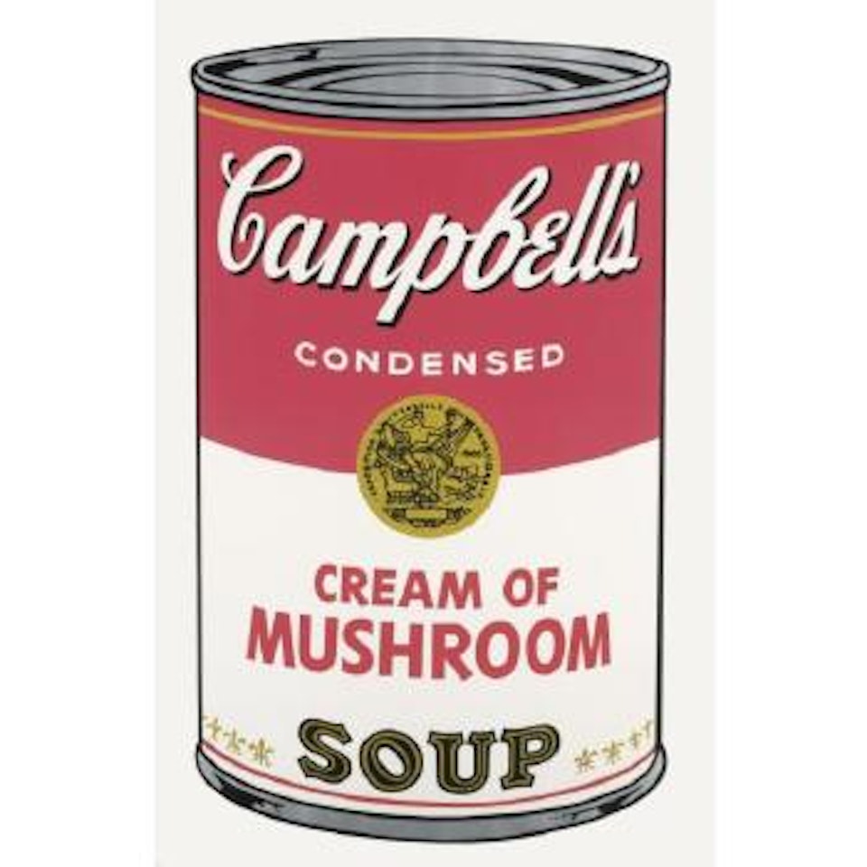 Campbells Soup I: Cream Of Mushroom (F. & S. II.53) by Andy Warhol