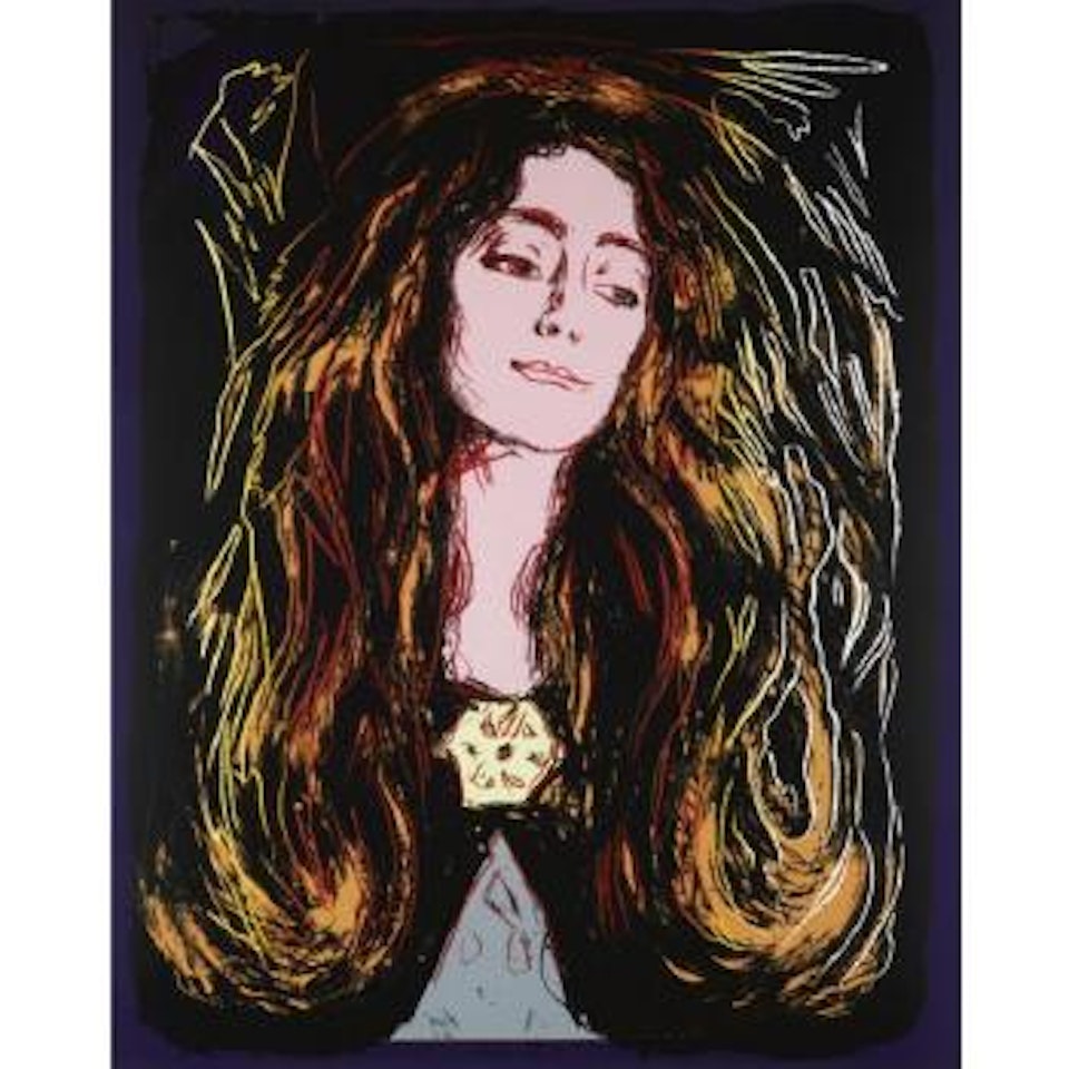 Eva Mudocci (After Munch) (F. & S. Iii.a.59) by Andy Warhol