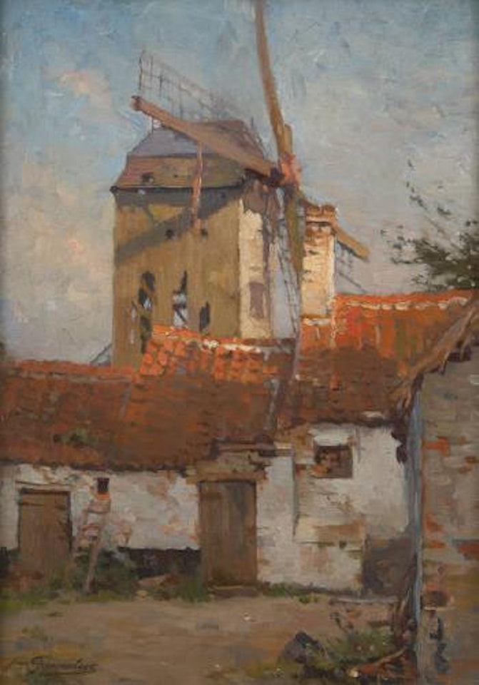 Moulin près de la ferme by Jean Gouweloos