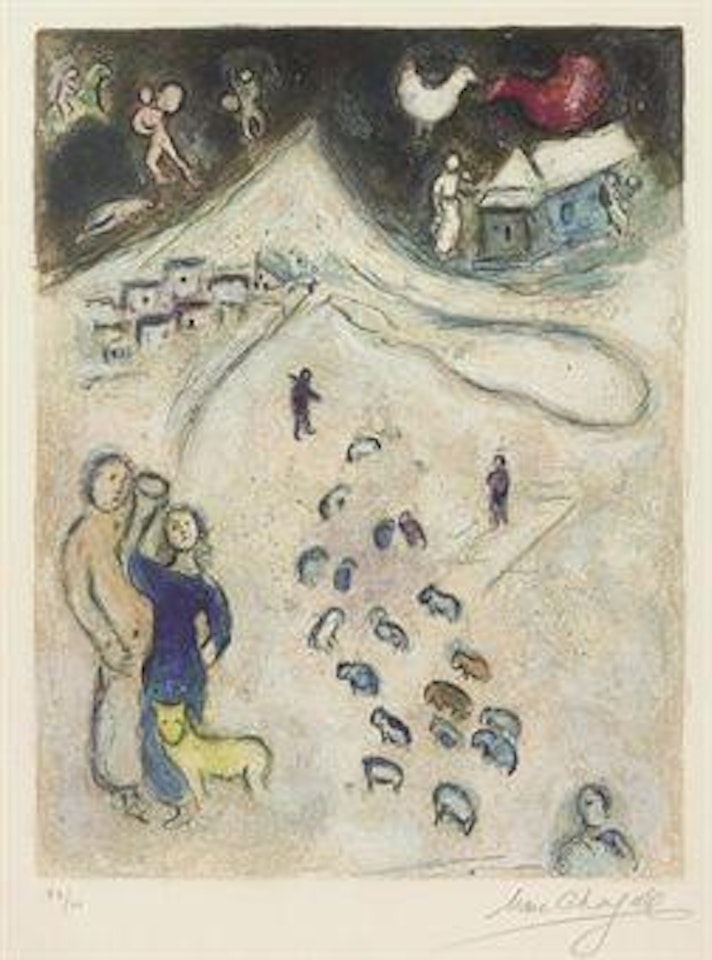 Winter, from: Daphnis and Chloé (M. 333; cf. C. books 46) by Marc Chagall