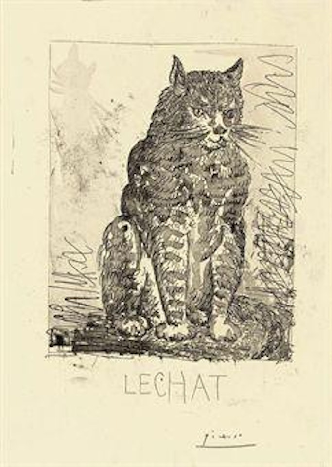 Le Chat, from: Eaux-fortes originales pour les Textes de Buffon (B. 333; Ba. 580) by Pablo Picasso