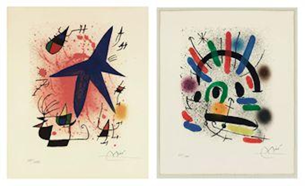 Plate 3 from: Miro Lithographe I (M. 857; cf. C. books 160) by Joan Miró