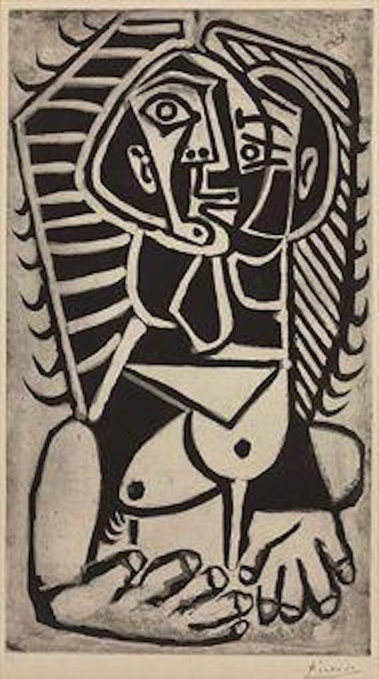 Torse de Femme (L'Egyptienne) (Bloch 746; Baer 906) by Pablo Picasso