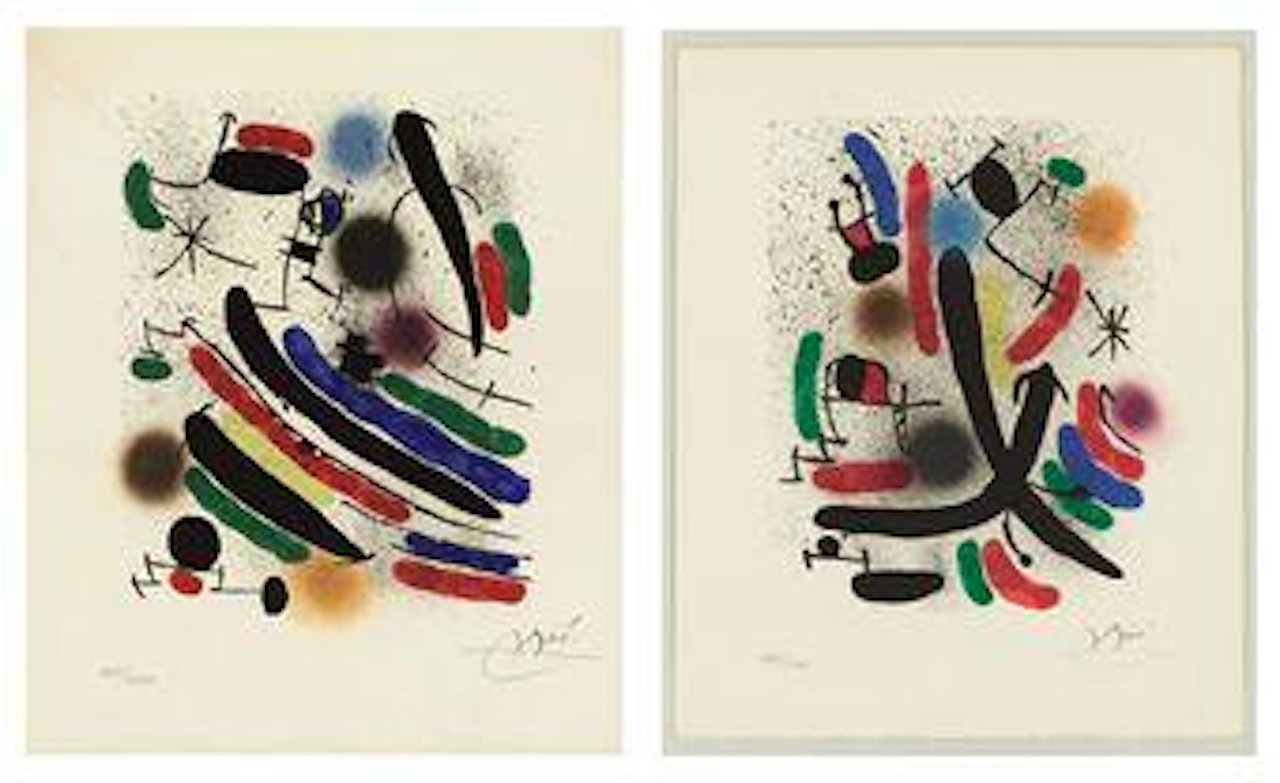 Plate 1 from: Miro Lithographe I (M. 855; C. books 160) by Joan Miró