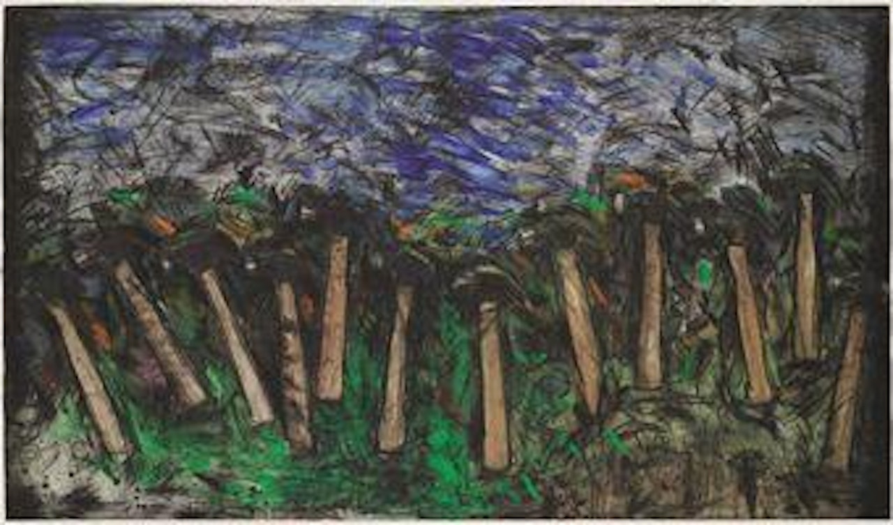 Running Hammers in a Landscape (Carpenter 19) by Jim Dine