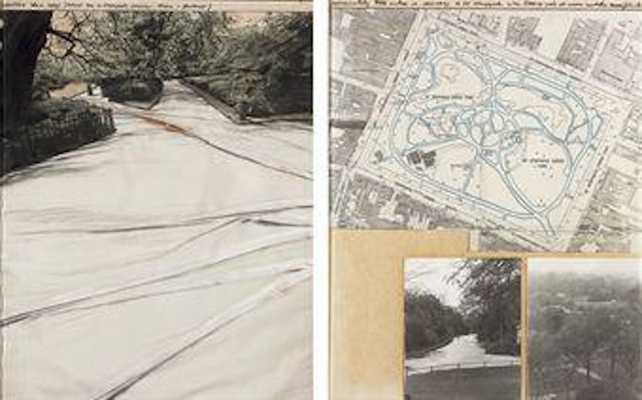 Wrapped Walkways (Project for St Stephen's Green Park-Dublin) by Christo