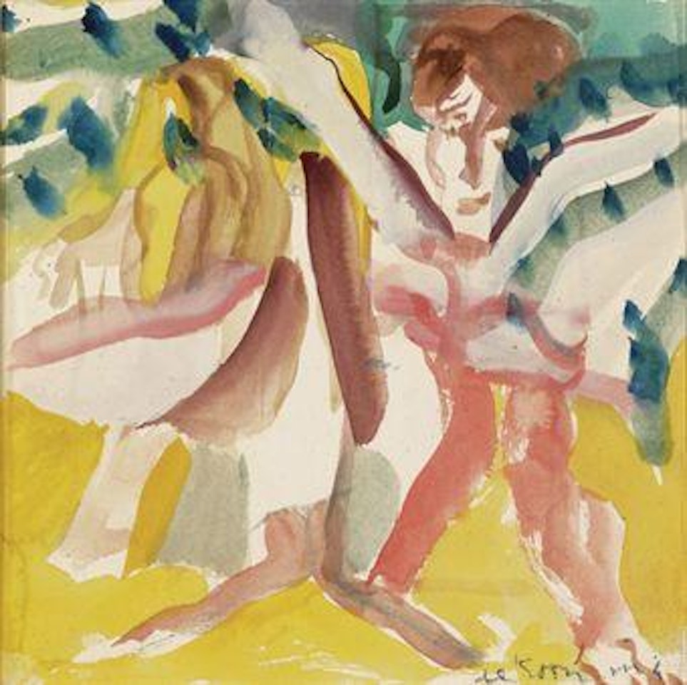 Two Figures by Willem de Kooning
