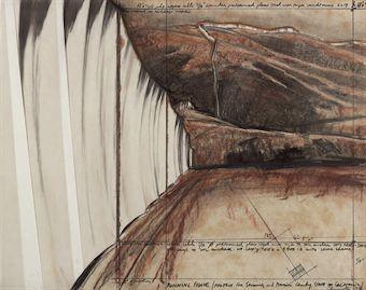Running Fence (Project for Sonoma and Marin County, State of California) by Christo