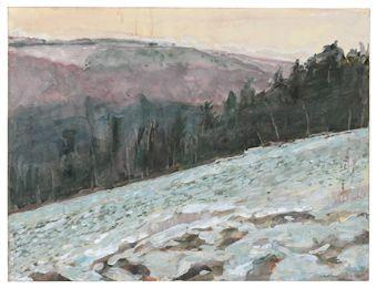 Landschaft bei Buchen by Anselm Kiefer
