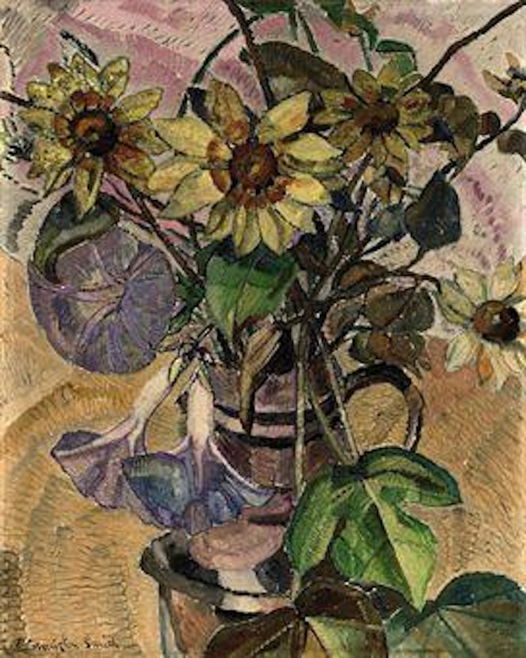 Flowers in a jug (1931) by Grace Cossington Smith