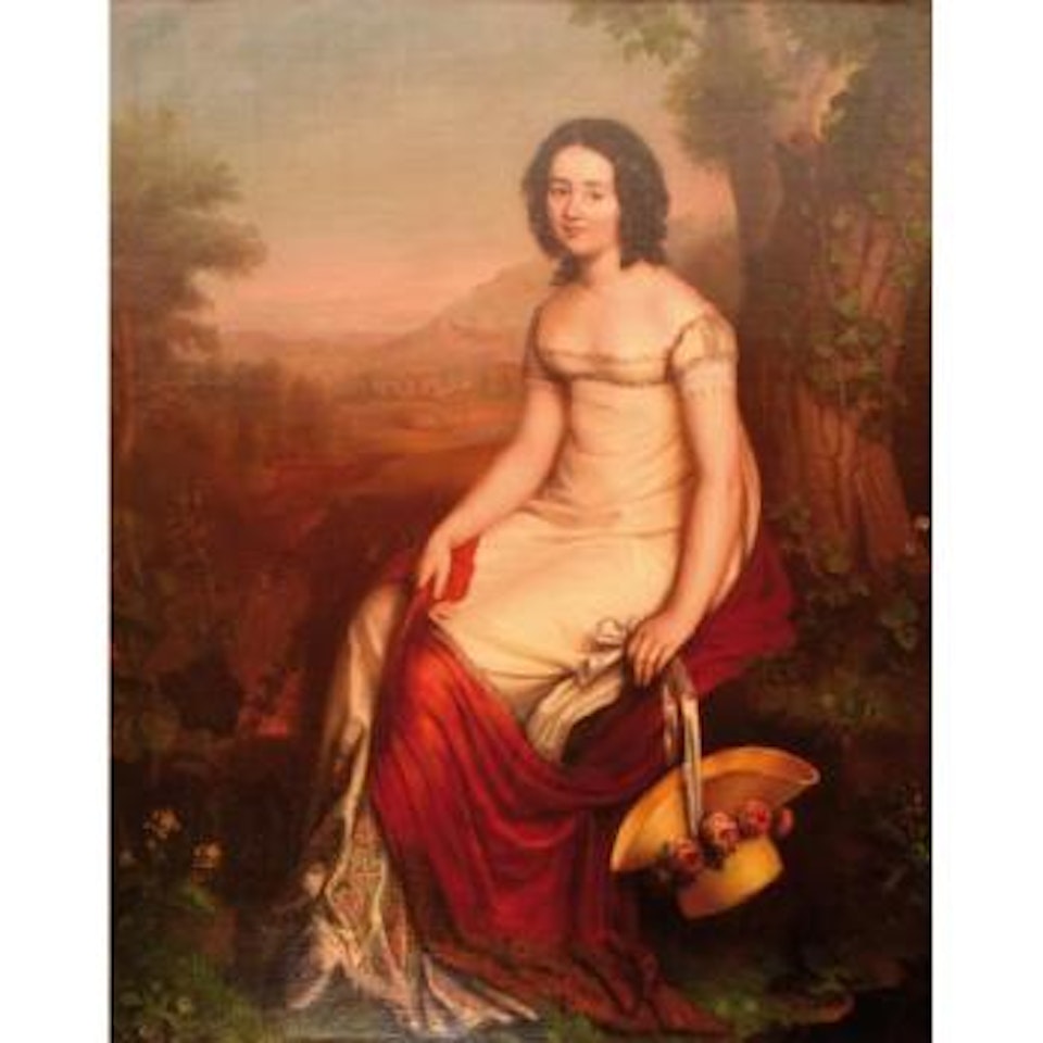 Portrait Of A Seated Woman by French School