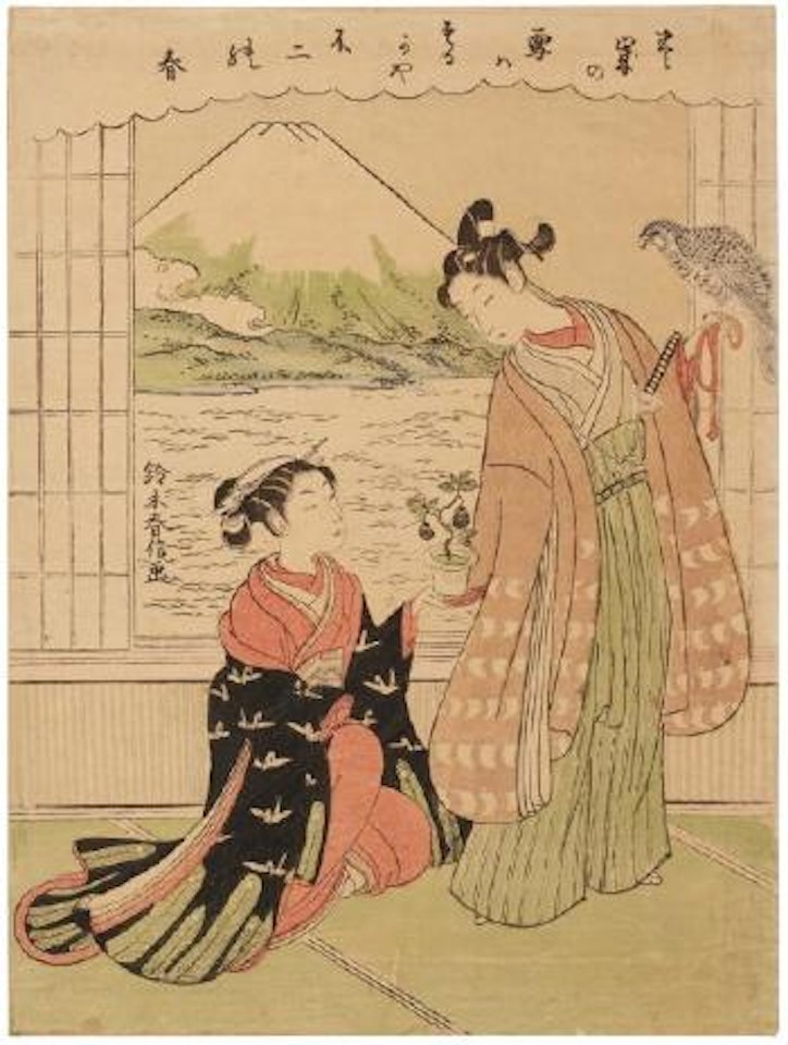 Oyasumi dokoro Yoruzuyo (L'auberge Yoruzuyo) by Suzuki Harunobu
