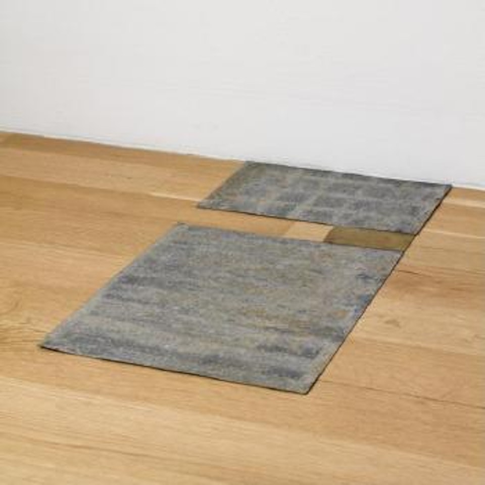 The Big 3-Part Hundred Dollar Sculpture by Carl Andre