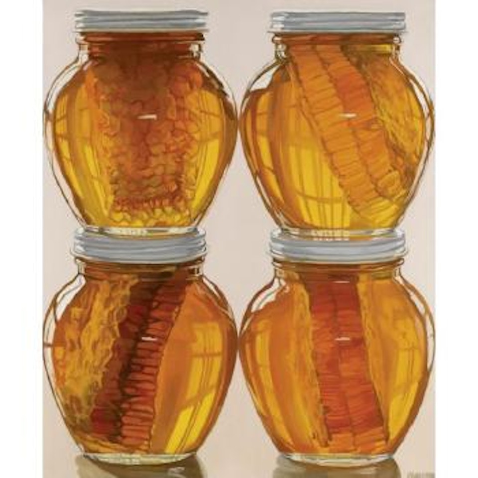 Honey Jars by Janet Fish