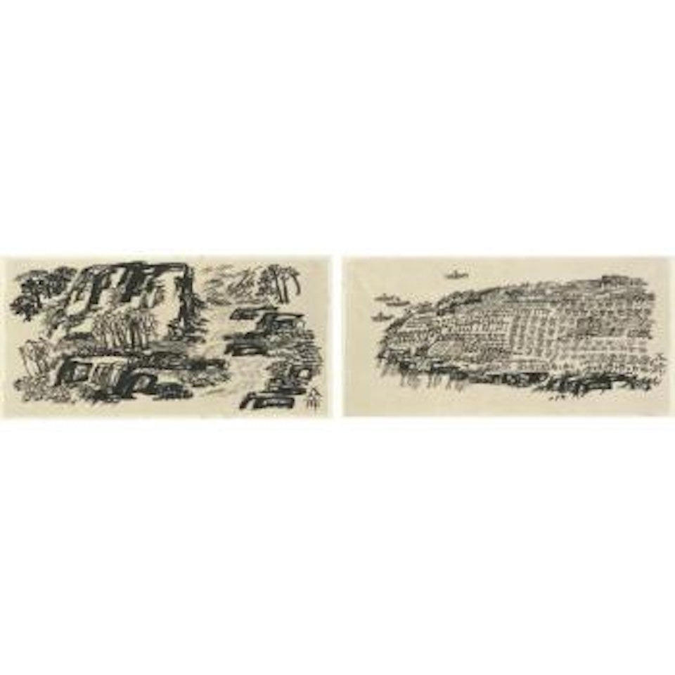 Landscript [Two Works] by Xu Bing