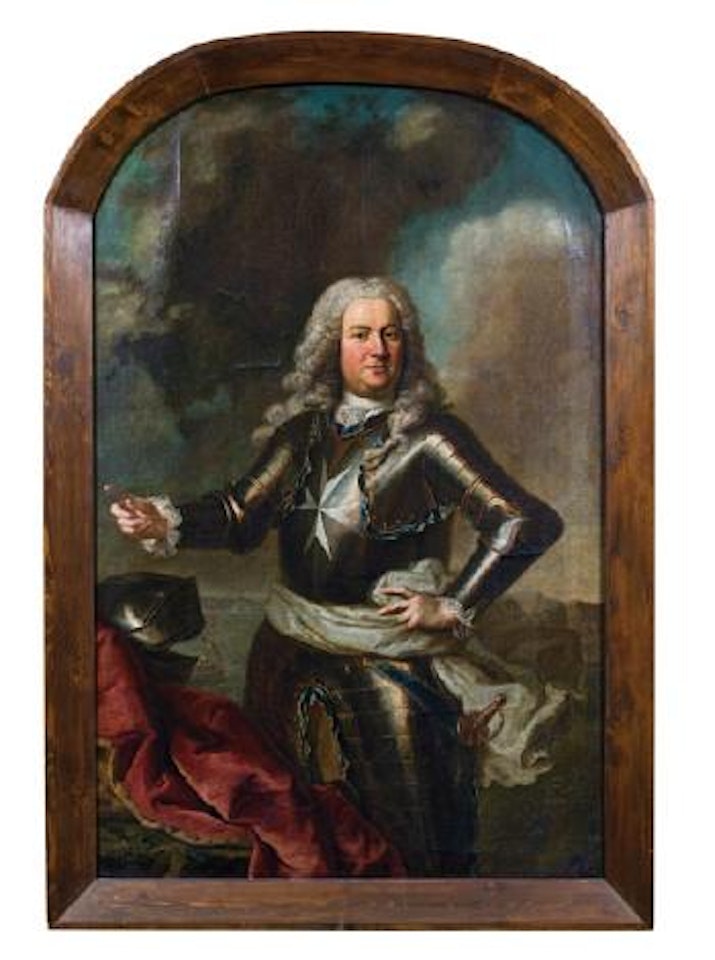 Bildnis eines Ritters des Malteserordens, Kommandant der französischen Flotte zur Zeit Ludwigs XIV by Hyacinthe Rigaud