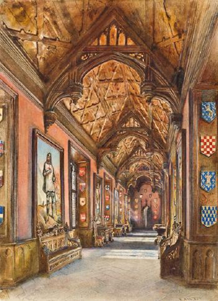 Galerie der Kreuzfahrer by Rudolf von Alt