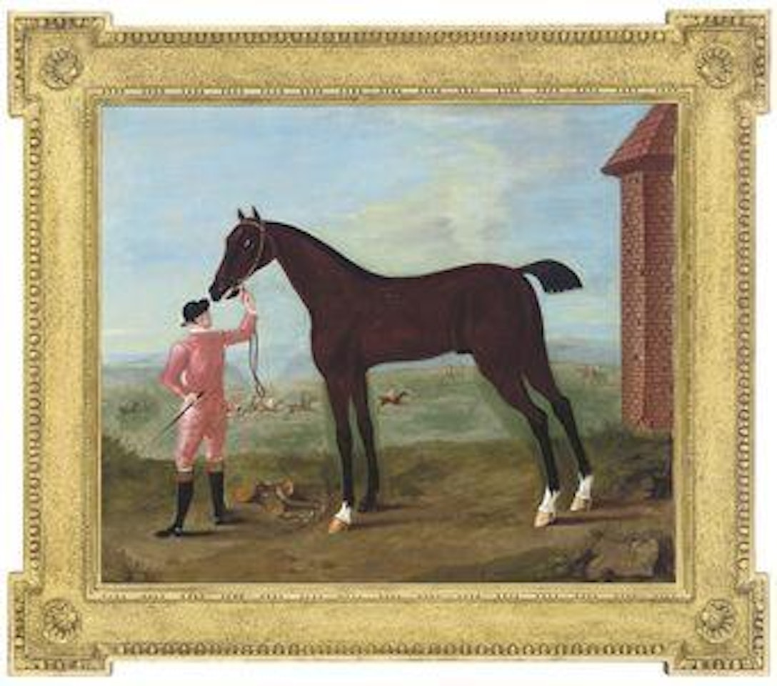 Hobgoblin held by his jockey at Newmarket by John Wootton