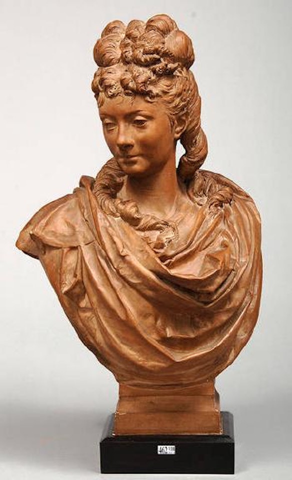 Buste d'une dame de qualité by Albert-Ernest Carrier-Belleuse