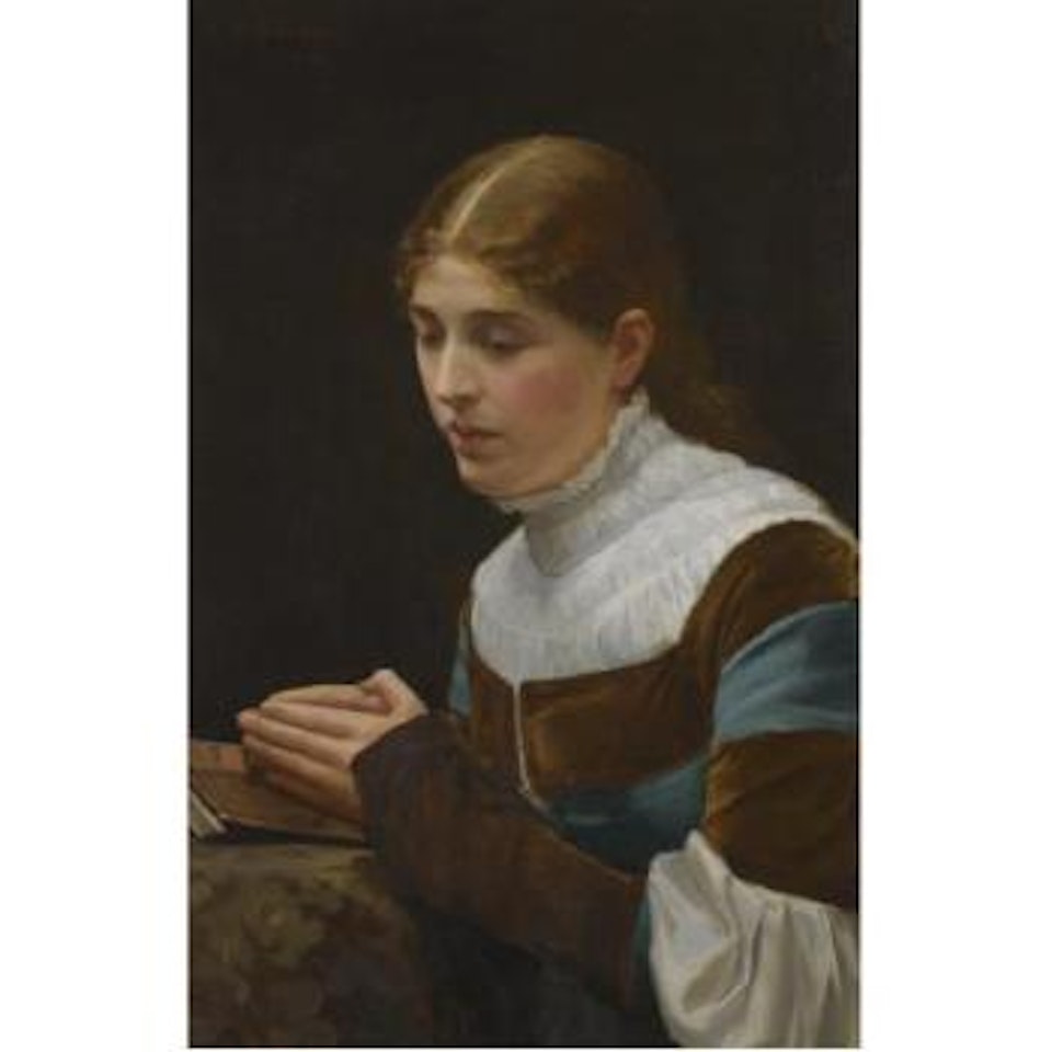 Marguerite's Prayer, Faust Act III, Scene I by John Lavery