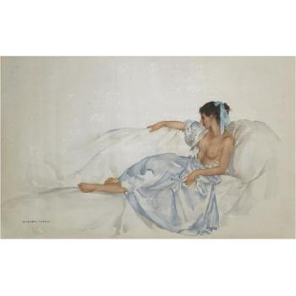 The Turquoise Ribbon by William Russell Flint
