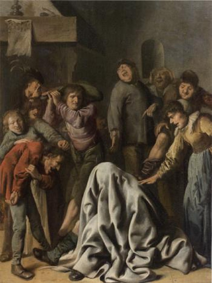 Le petit muet sous la couverture by Jan Miense Molenaer