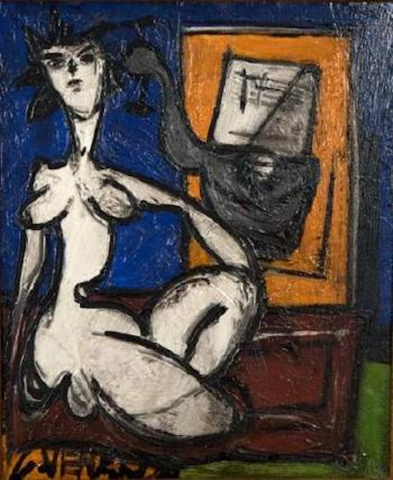 Nu dans l'atelier by Claude Venard