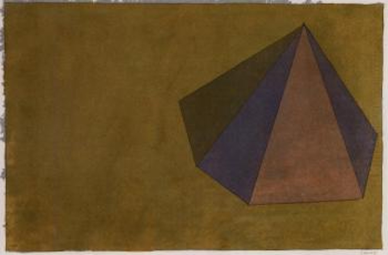 Assymetrical Pyramid by Sol LeWitt