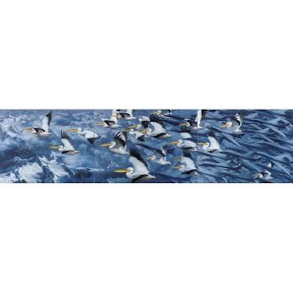 2006.5.5 (Triptych) by Fang Lijun