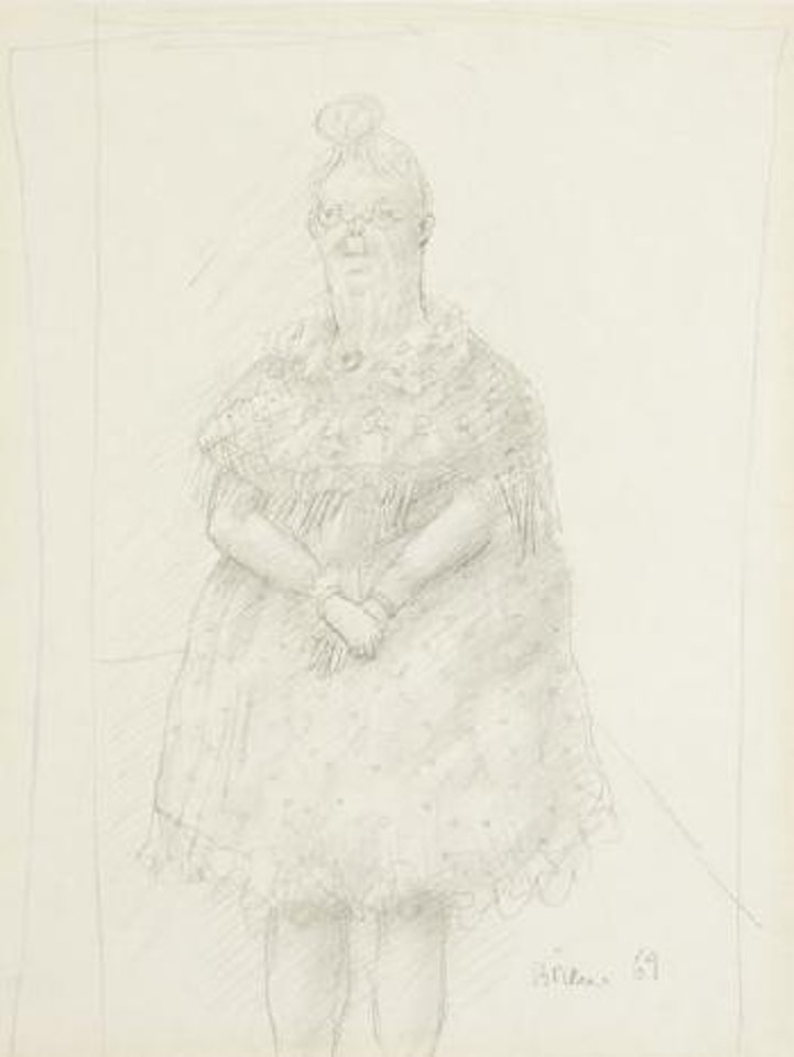 Old Lady by Fernando Botero