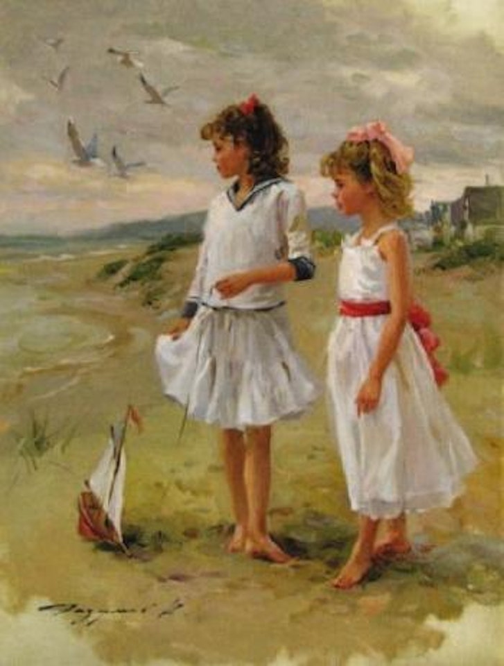Sur la côte normande by Constantin Razoumov