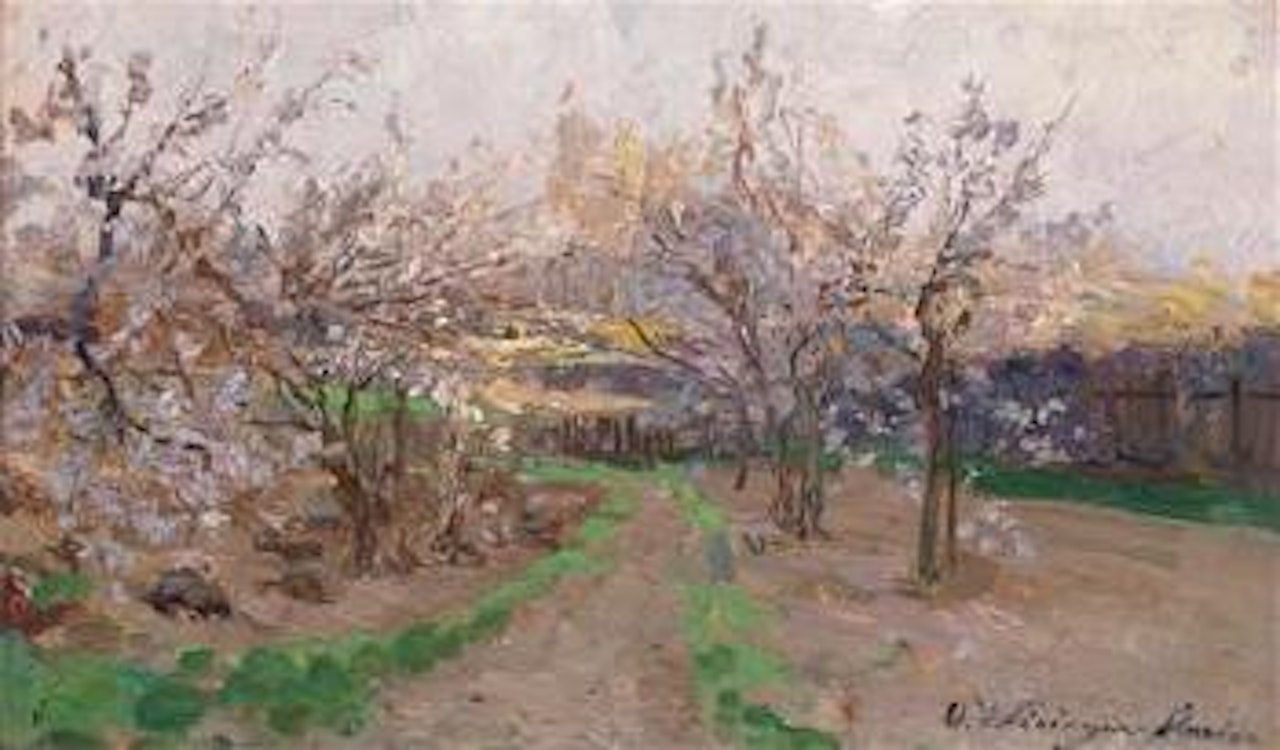 Trees in blossom by Olga Wisinger-Florian