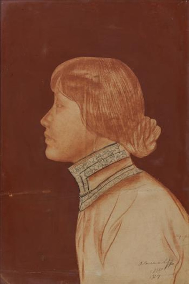 Portrait de femme by Alexander Evgenievich Yakovlev