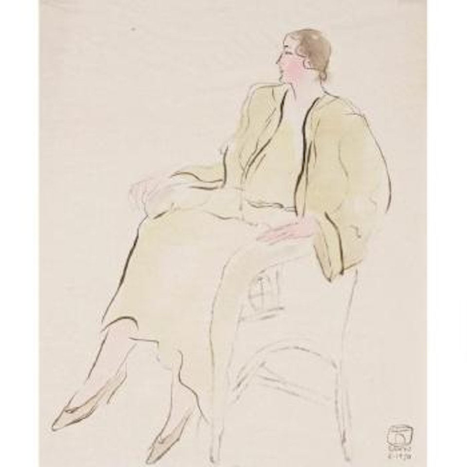 Seated Woman by Sanyu
