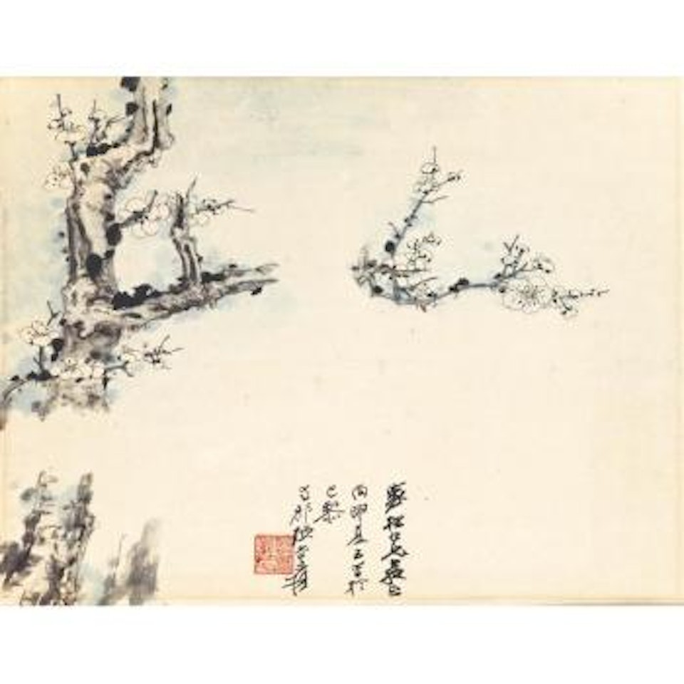 Winter Blossoms by Zhang Daqian