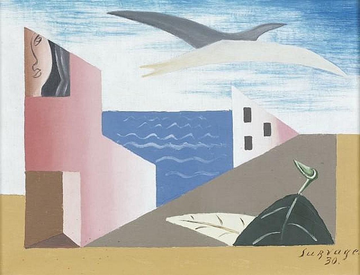Composition à l'eau by Leopold Survage