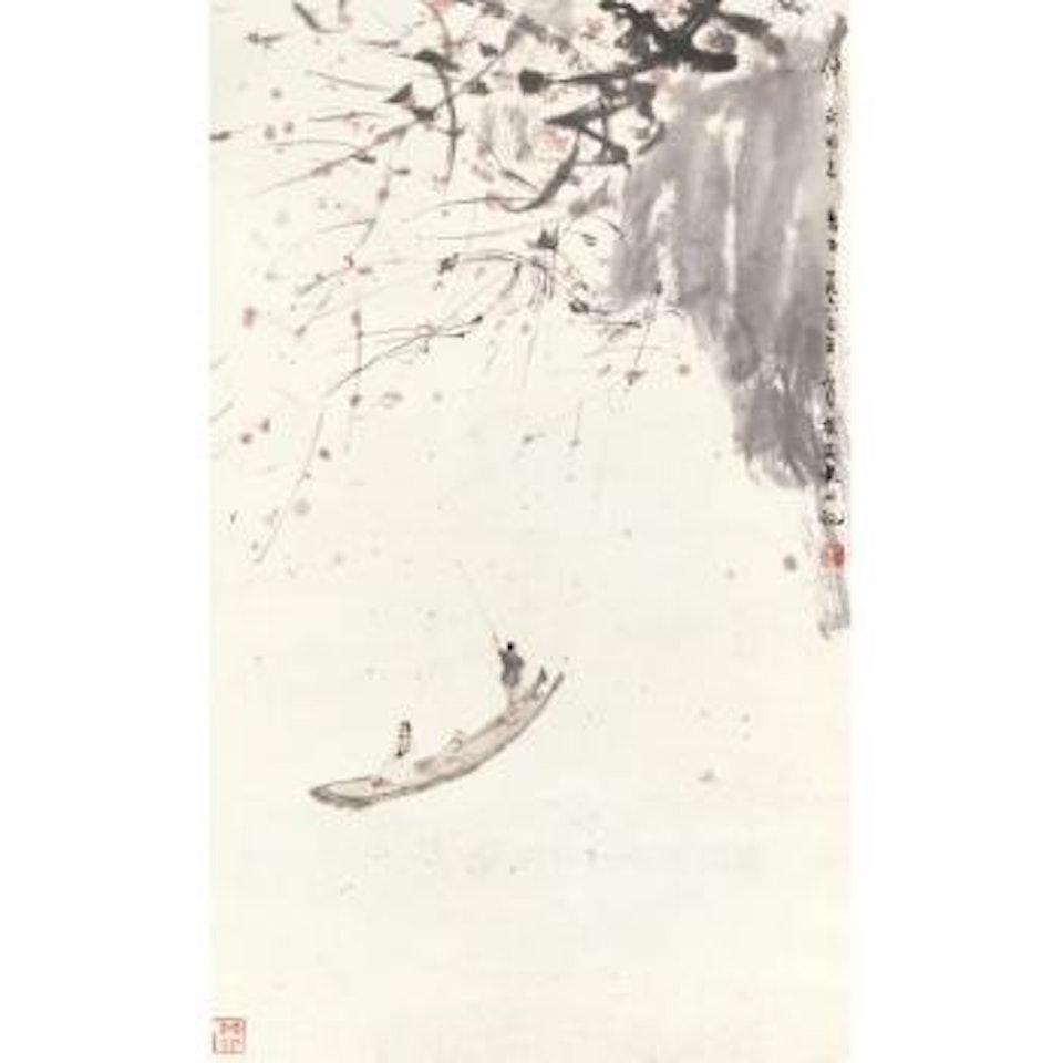 Boating by Fu Baoshi