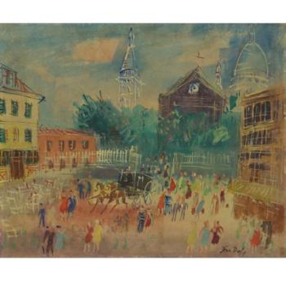 Place Du Tertre by Jean Dufy