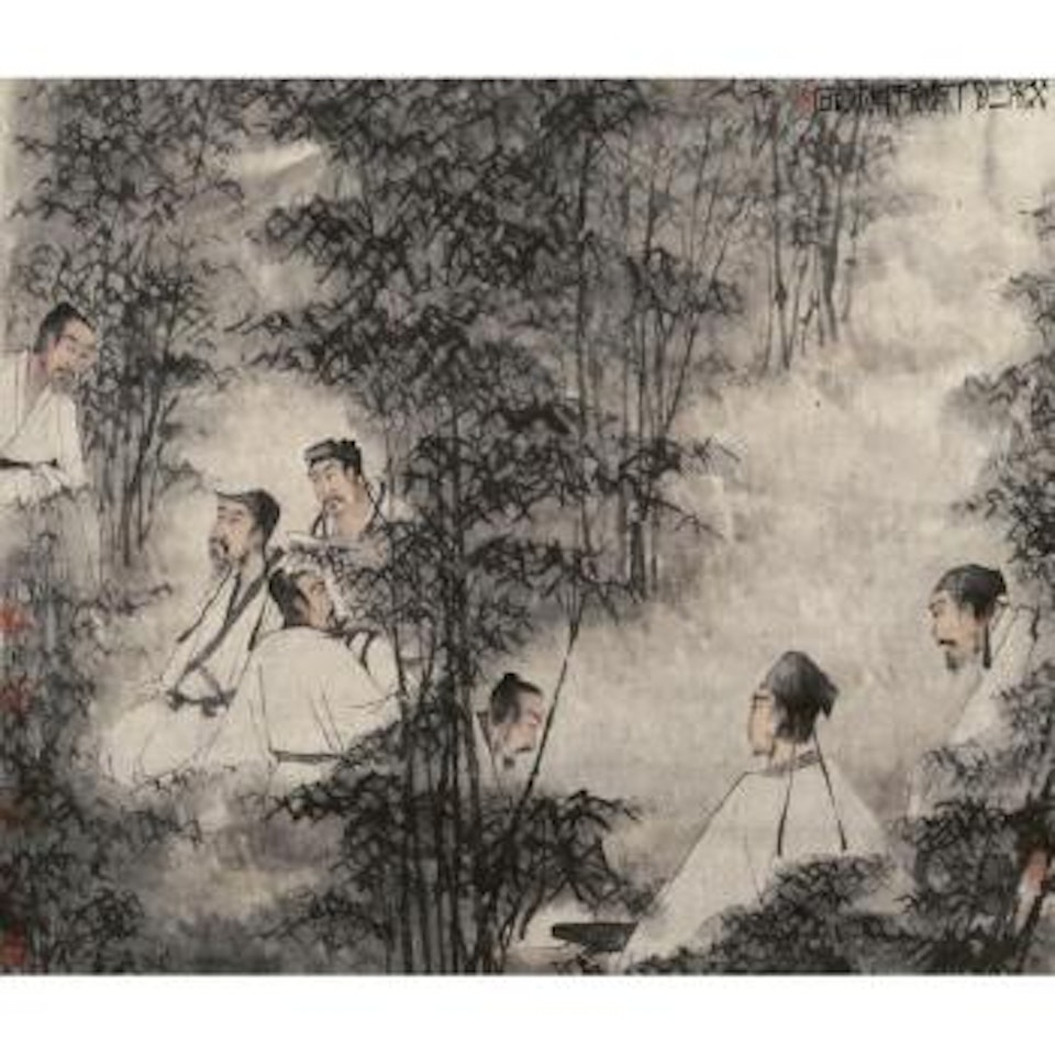 Seven Sages by Fu Baoshi