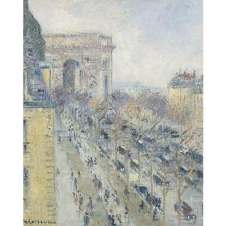 L'arc De Triomphe Et L'avenue De Friedland by Gustave Loiseau