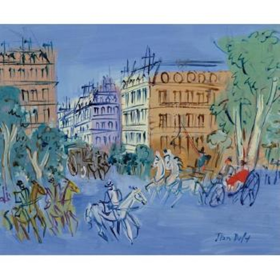 Paris, Boulevard Suchet by Jean Dufy