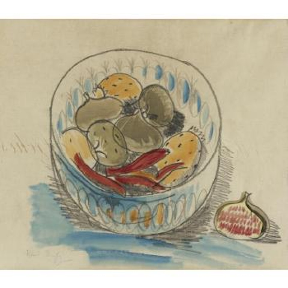 Nature Morte Aux Figues Et Figues De Barbarie by Raoul Dufy