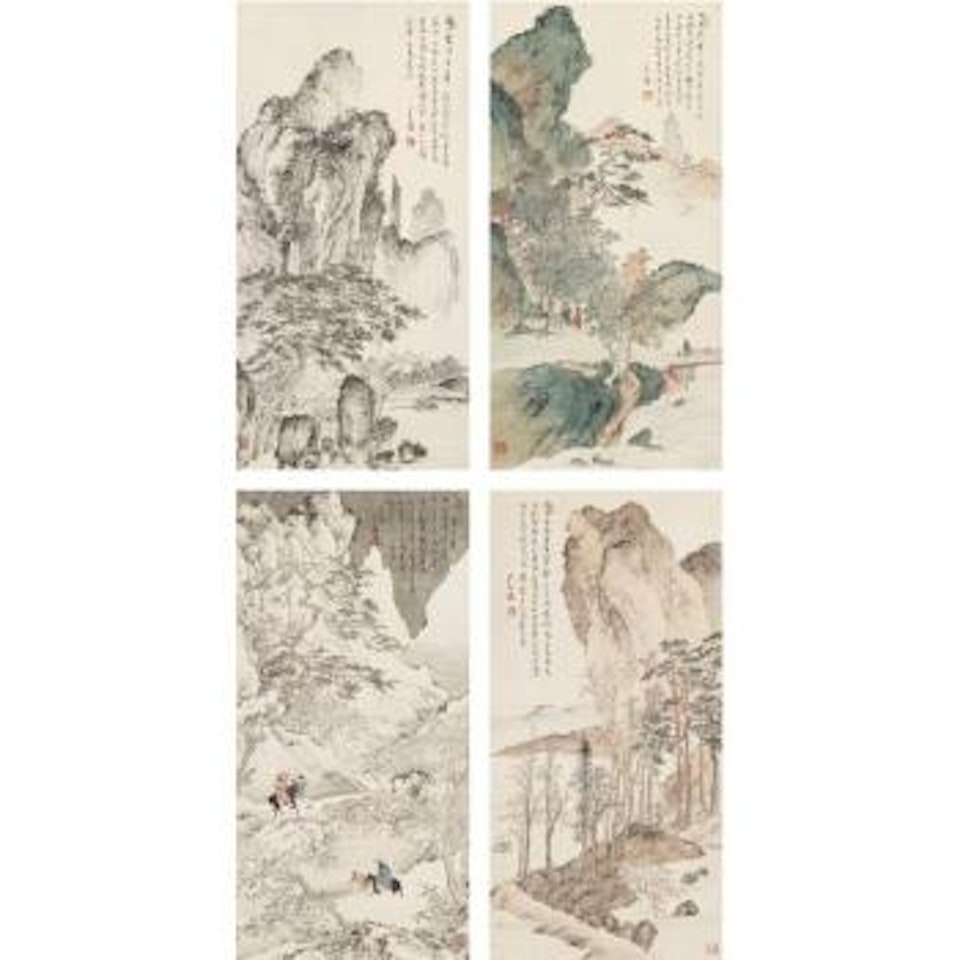 Seasonal Landscapes by Pu Ru