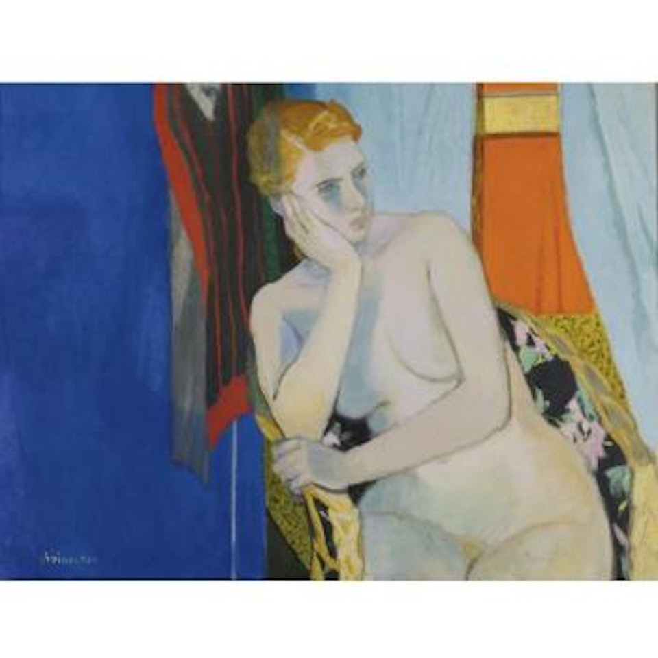 Nu Assis by Maurice Brianchon