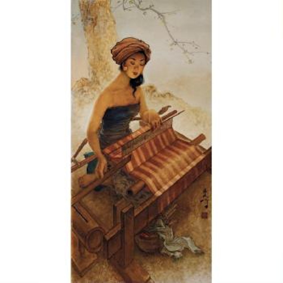 The Weaver by Lee Man Fong